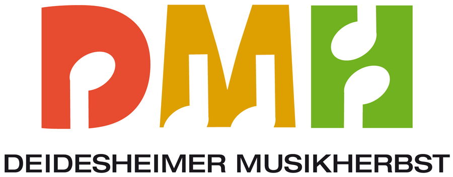 Logo des Deidesheimer Musikherbsts mit bunten Buchstaben P, M und H in einem kreativen Design. | © Deidesheimer Musikherbst